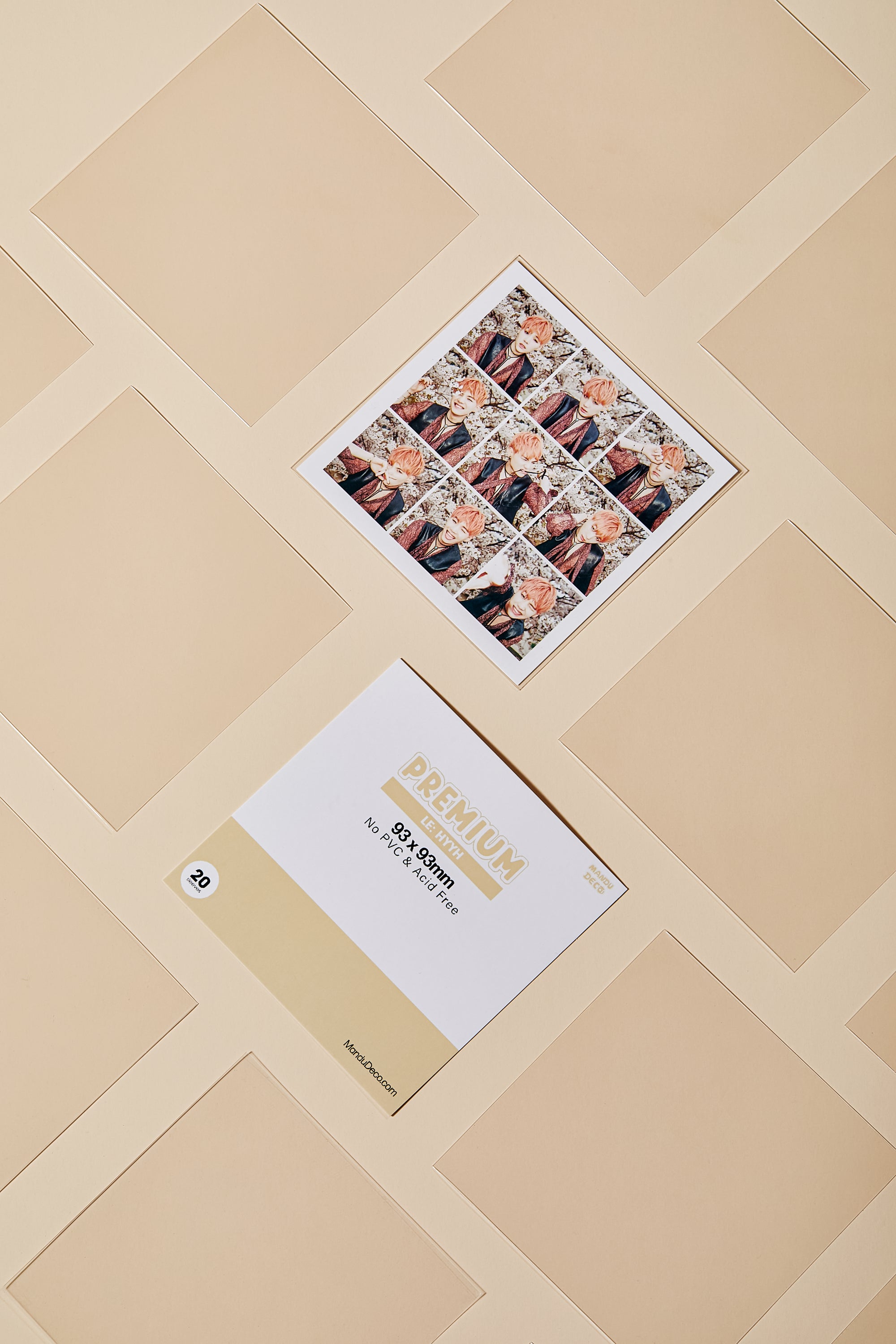 EDICIÓN LIMITADA: FUNDAS PARA TARJETAS FOTOGRÁFICAS PREMIUM - VERSIÓN ARENA (93X93MM)