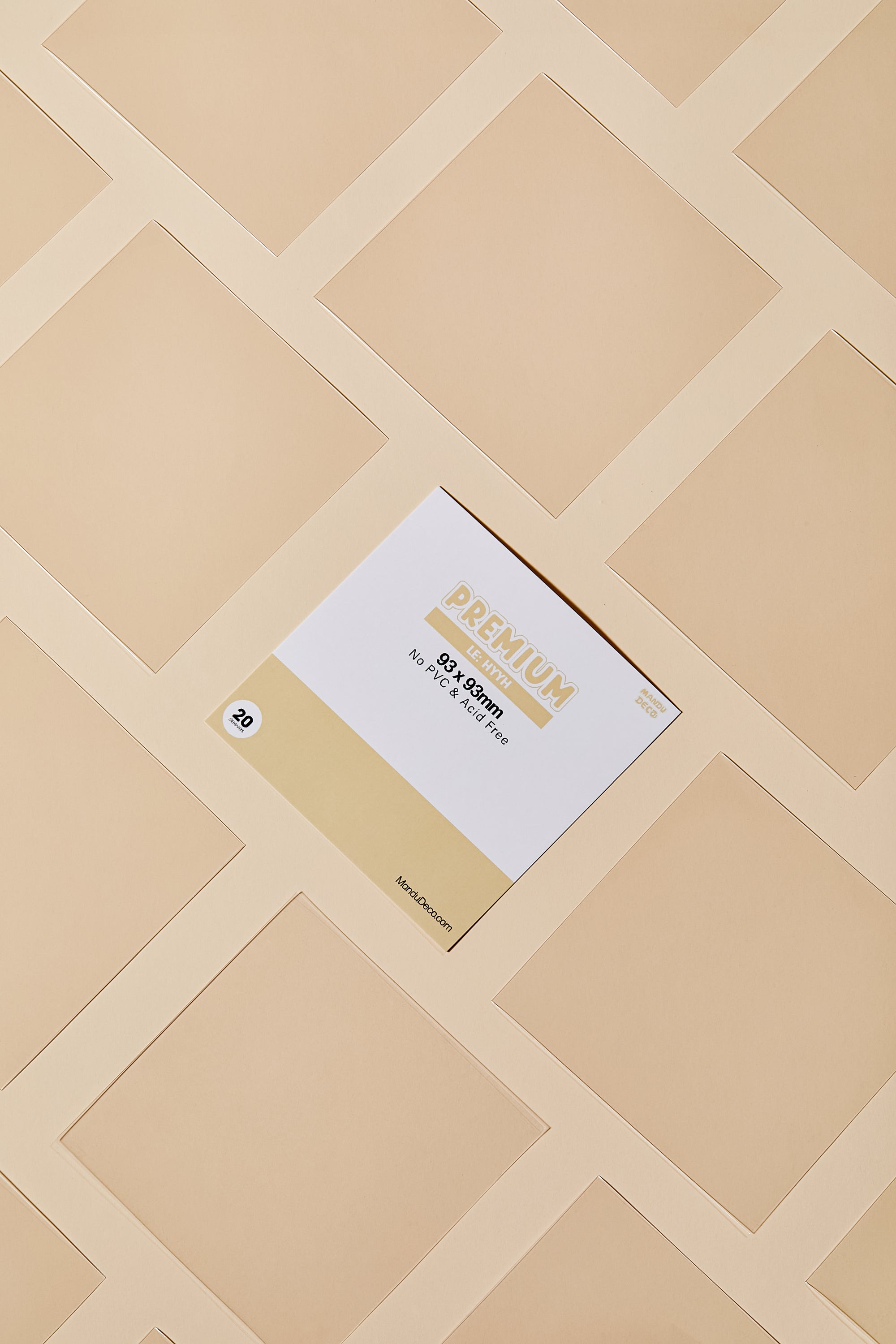 EDICIÓN LIMITADA: FUNDAS PARA TARJETAS FOTOGRÁFICAS PREMIUM - VERSIÓN ARENA (93X93MM)