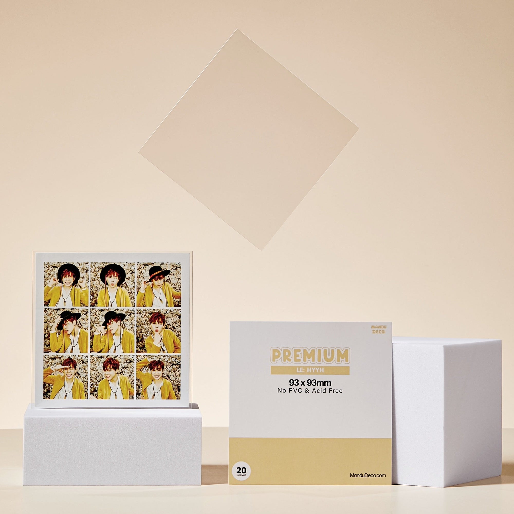 EDICIÓN LIMITADA: FUNDAS PARA TARJETAS FOTOGRÁFICAS PREMIUM - VERSIÓN ARENA (93X93MM)