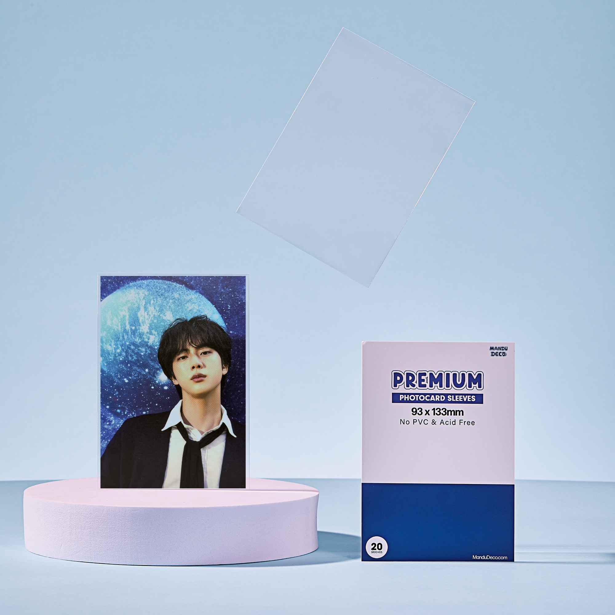 FUNDAS PARA POSTALES PREMIUM - VERSIÓN AZUL MARINO (93x133MM)