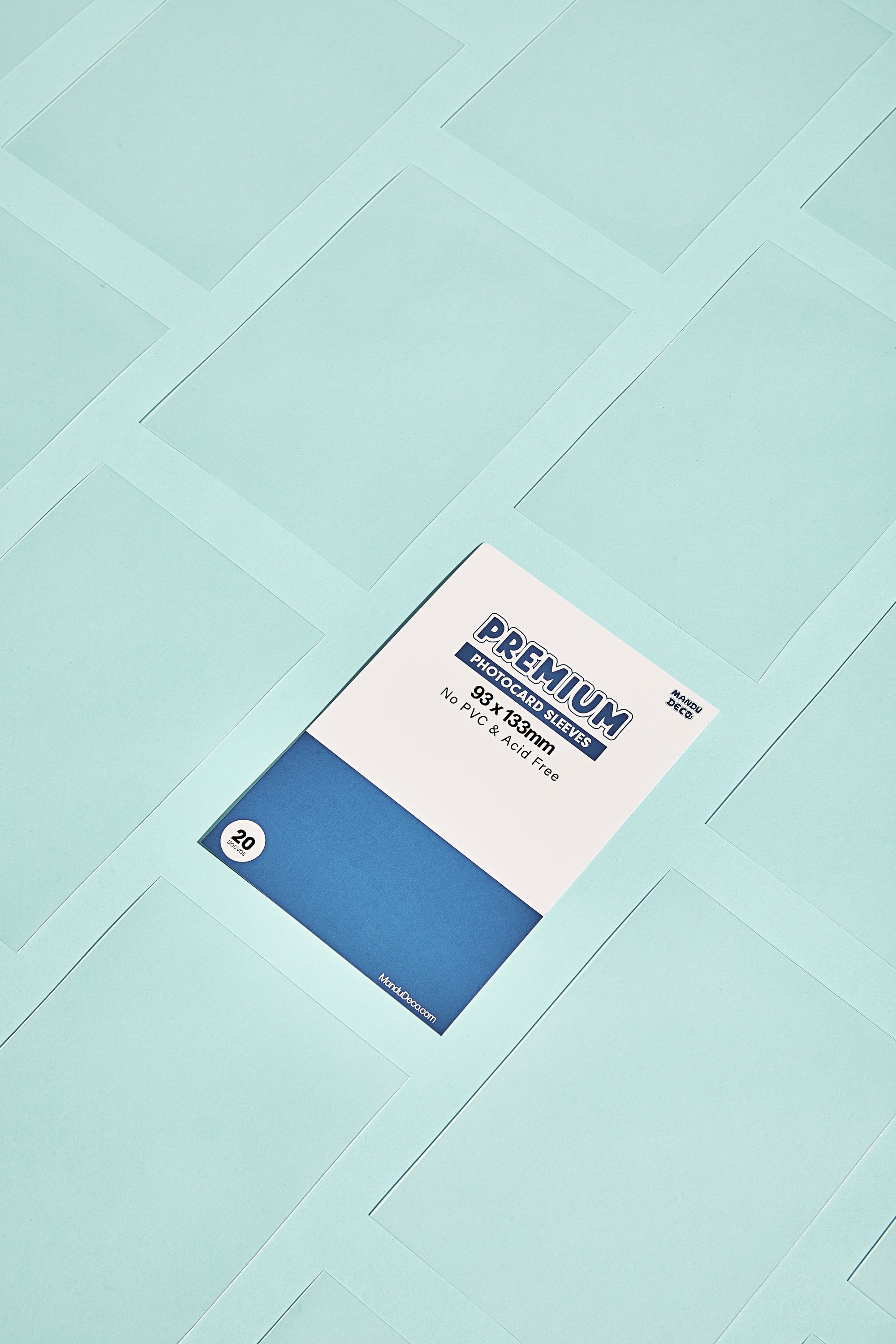 FUNDAS PARA POSTALES PREMIUM - VERSIÓN AZUL MARINO (93x133MM)