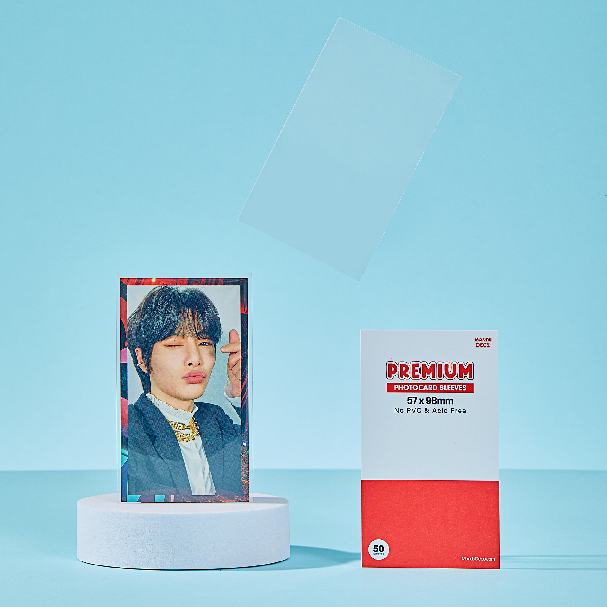 PREMIUM PHOTOCARD SLEEVES - RED VERSION (57x98MM)
