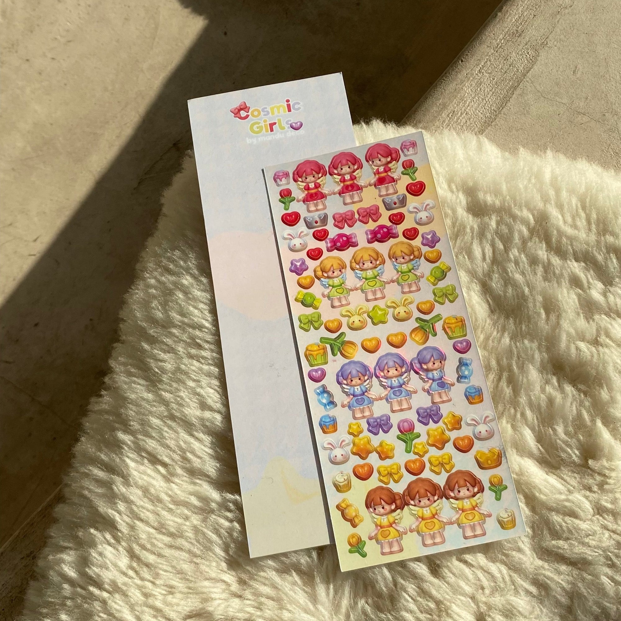 PEGATINAS NIÑAS CÓSMICAS