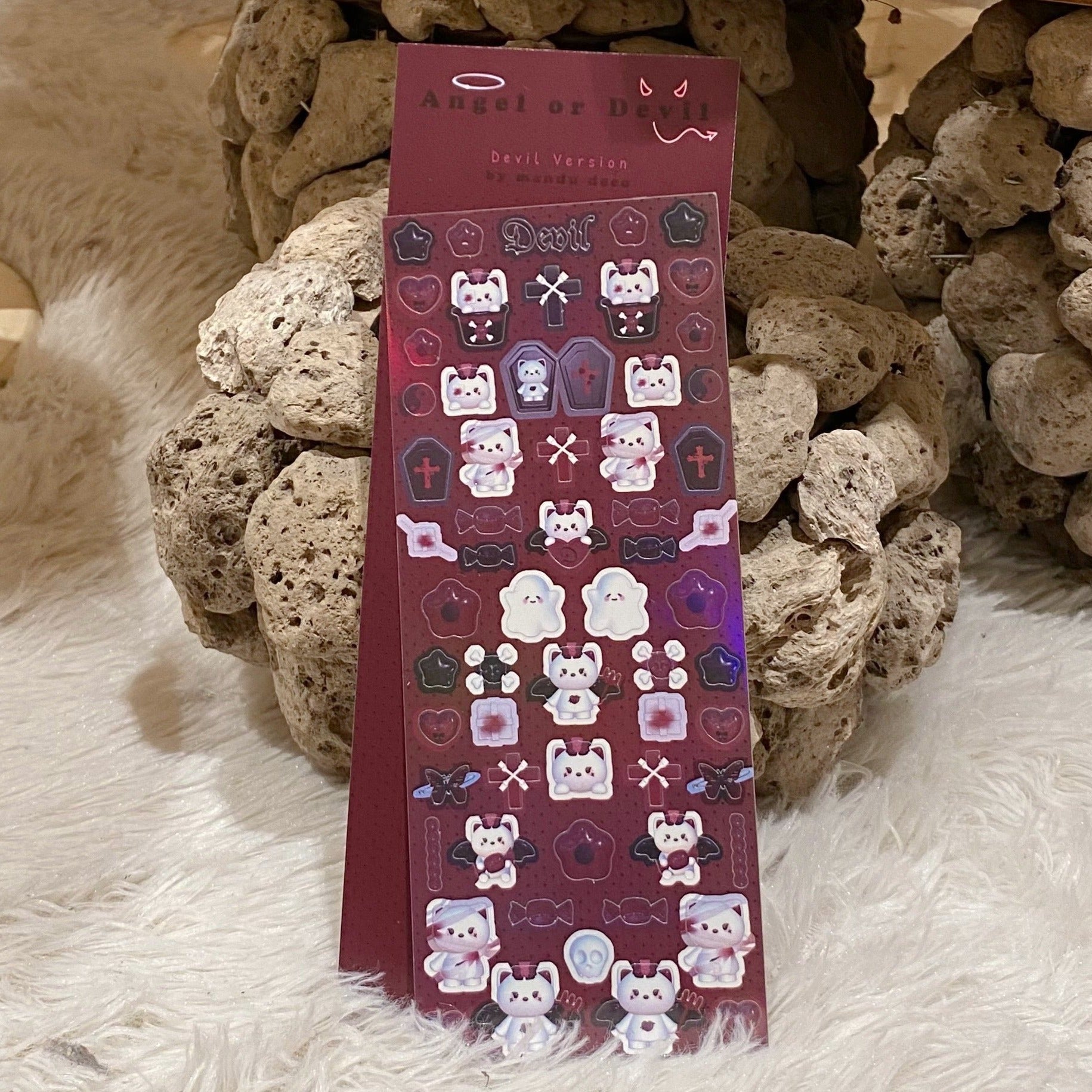 PEGATINAS DE ÁNGEL O DIABLO