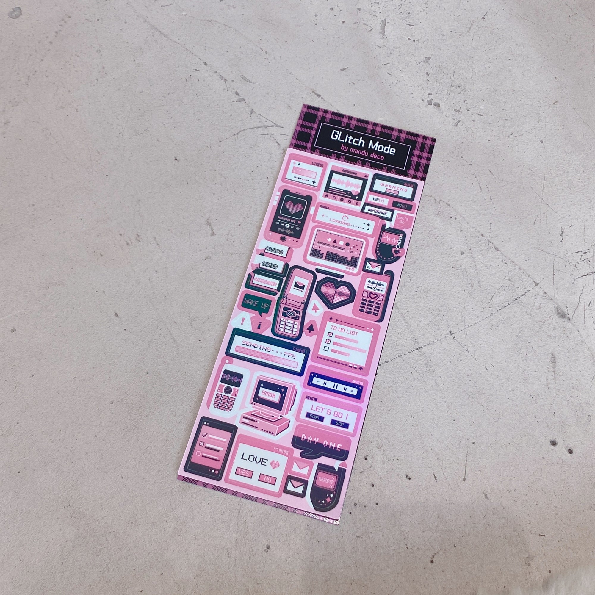 PEGATINAS DEL MODO GLITCH