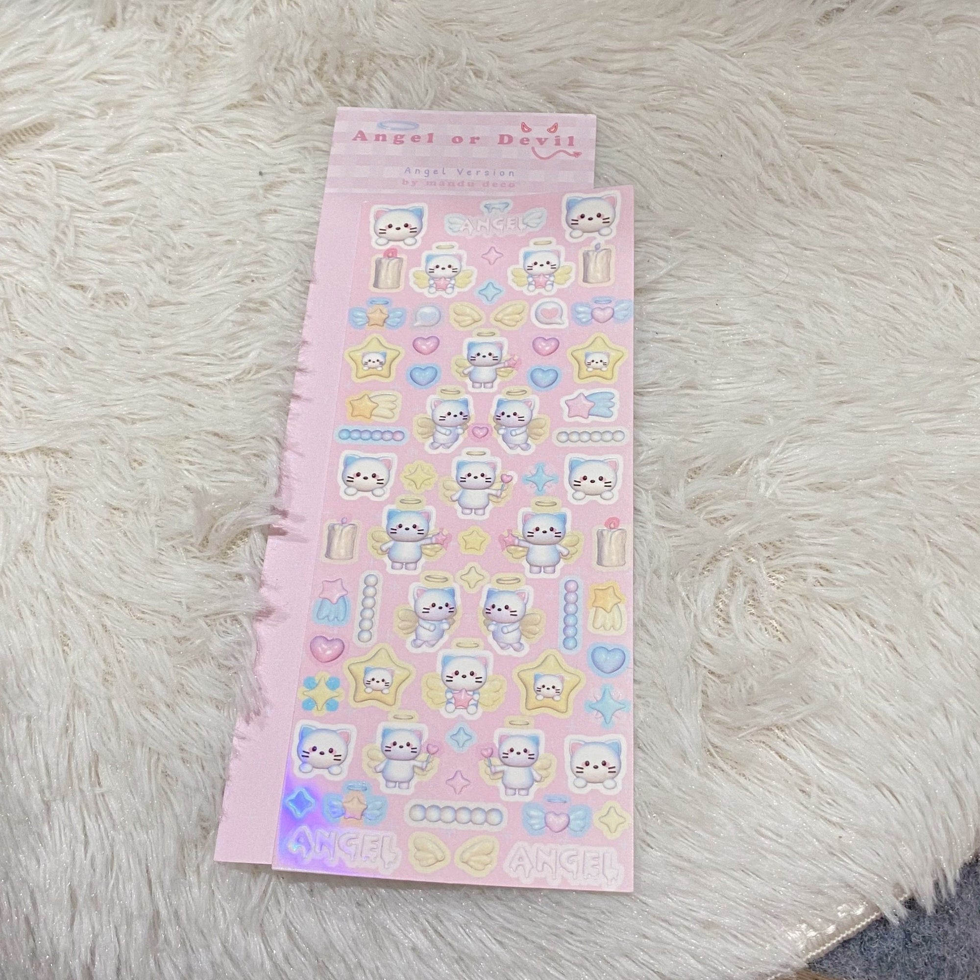 PEGATINAS DE ÁNGEL O DIABLO