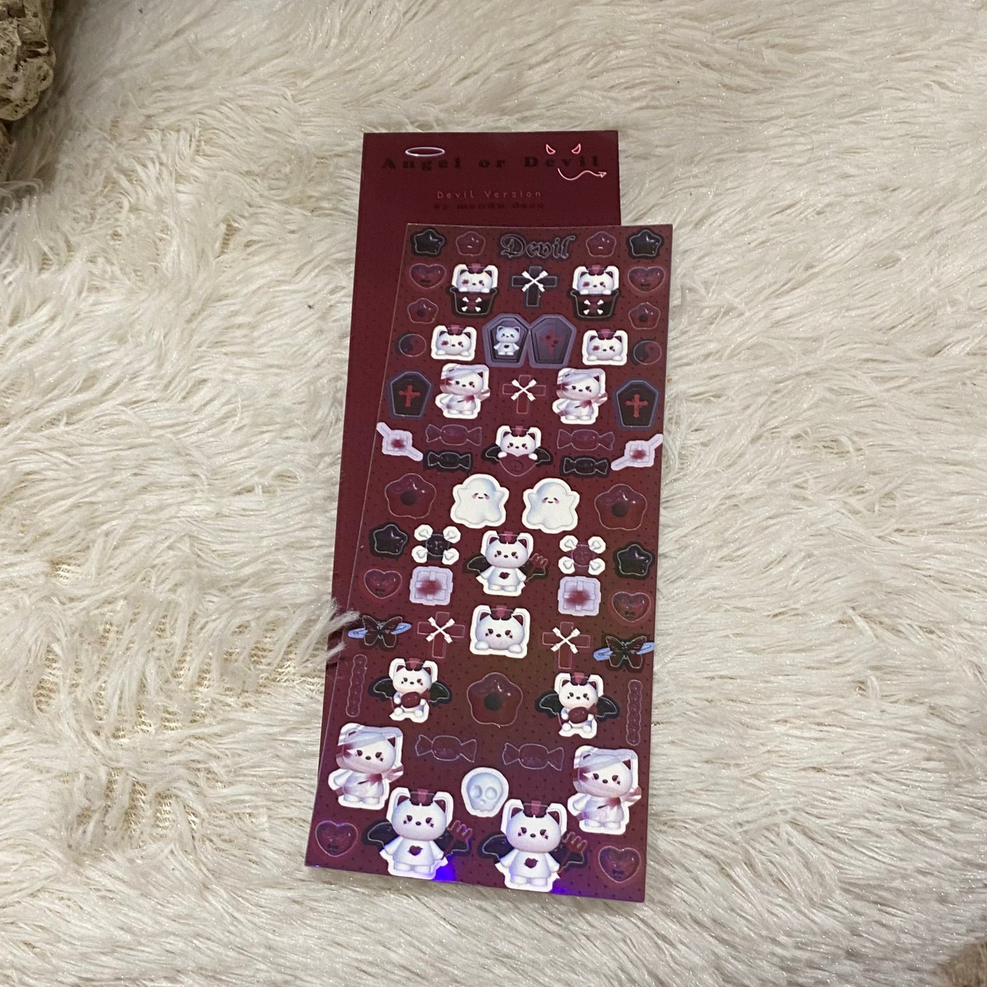 PEGATINAS DE ÁNGEL O DIABLO