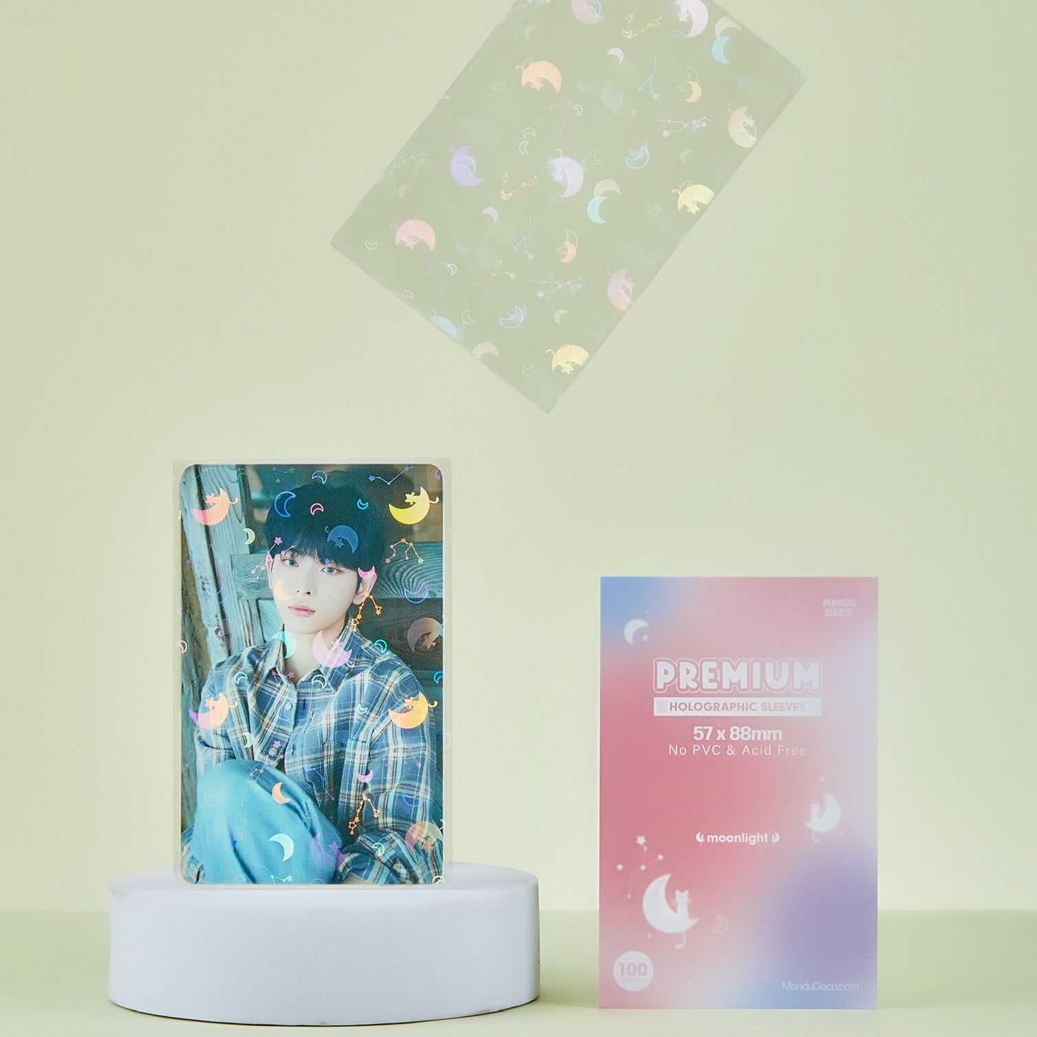 PREMIUM HOLOGRAPHIC PHOTOCARD SLEEVES - MOONLIGHT VERSION