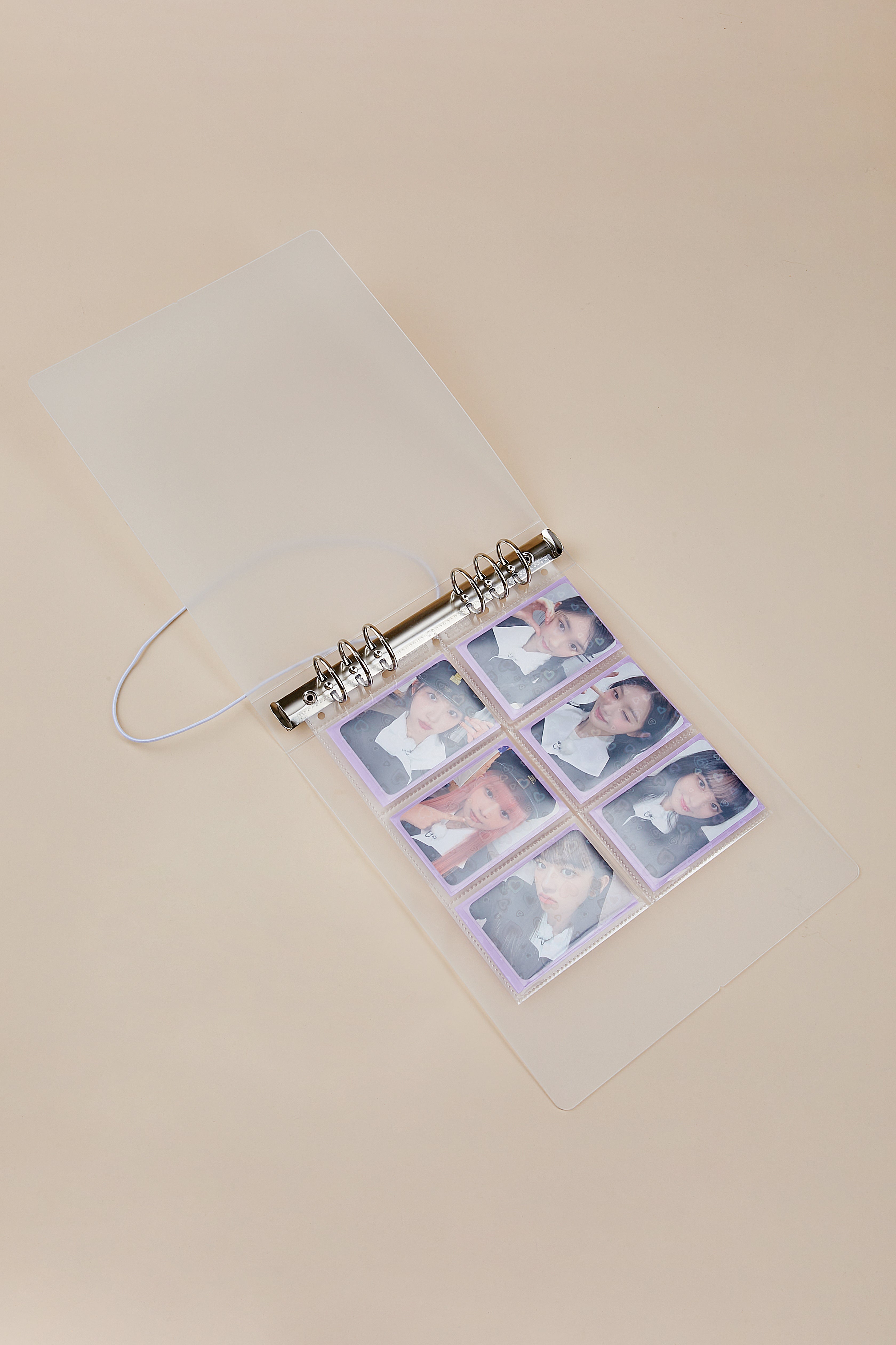 Binder Fotokaarthouder A5 – Frosted PP, Met Verwisselbare Pagina's, Water- En Stofdicht, Geschikt Voor Foto's En Verzamelkaarten, 10 Pagina's Inclusief