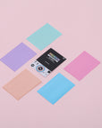 COLORED PHOTOCARD SLEEVES - PASTEL RAINBOW PACK