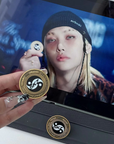 STRAY KIDS KARMA COIN ENAMEL PIN