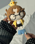 JUHOON YELLOW DUCK CROCHET PLUSH