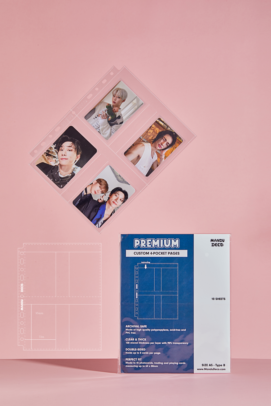 CUSTOM A5 POCKET PAGES Mandu Deco