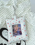 BOWS & CHERRY PUFF PHOTOCARD HOLDER