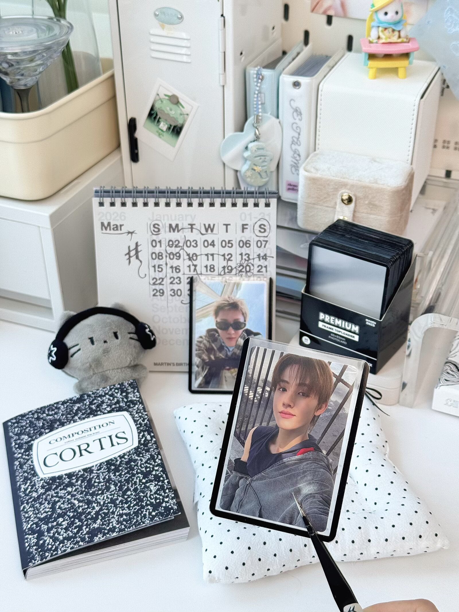 PVC-FREE PREMIUM COLORED FRAME PHOTOCARD TOPLOADERS - BLACK