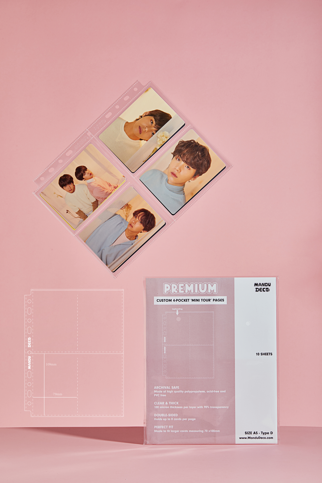 CUSTOM A5 POCKET PAGES Mandu Deco