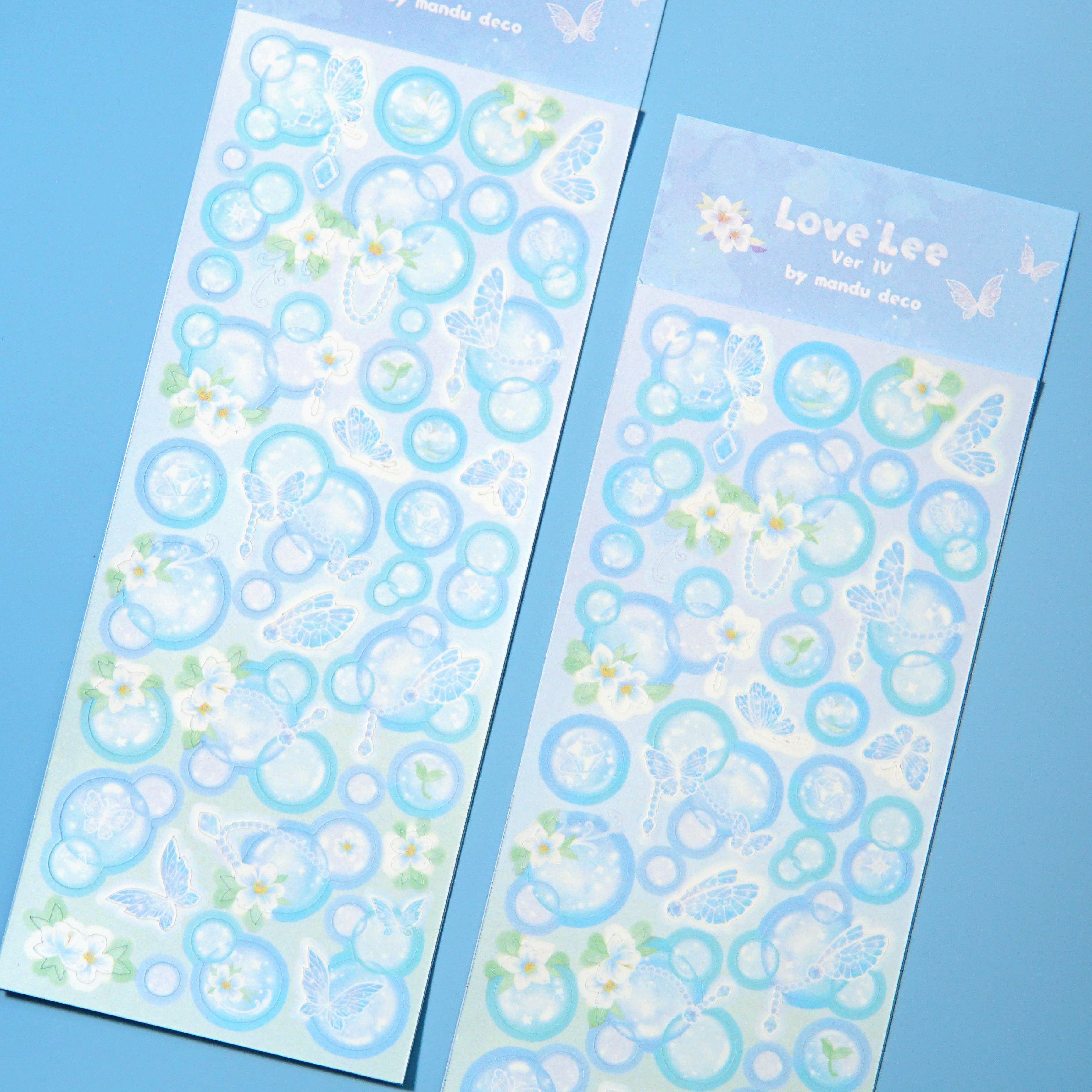 LOVE LEE BUBBLES STICKERS – Mandu Deco