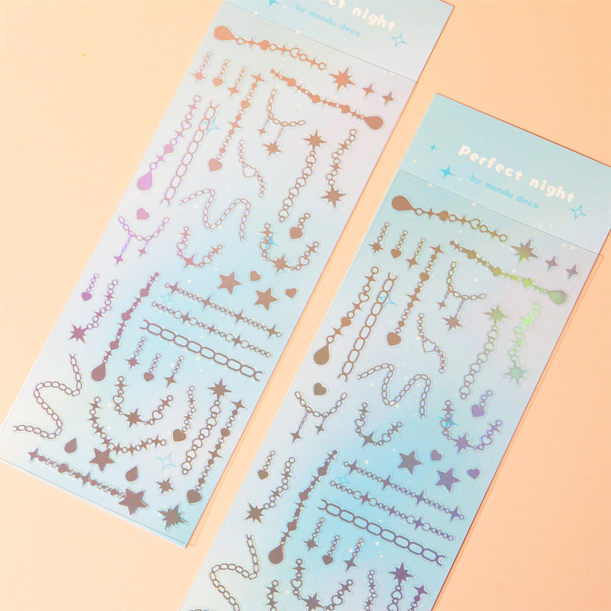PERFECT NIGHT CHAIN FOIL STICKERS – Mandu Deco