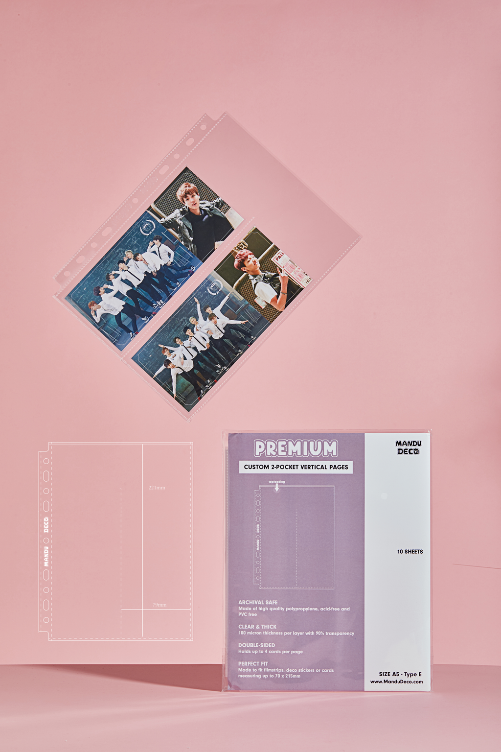 CUSTOM A5 POCKET PAGES Mandu Deco