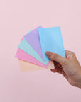 COLORED PHOTOCARD SLEEVES - PASTEL RAINBOW PACK