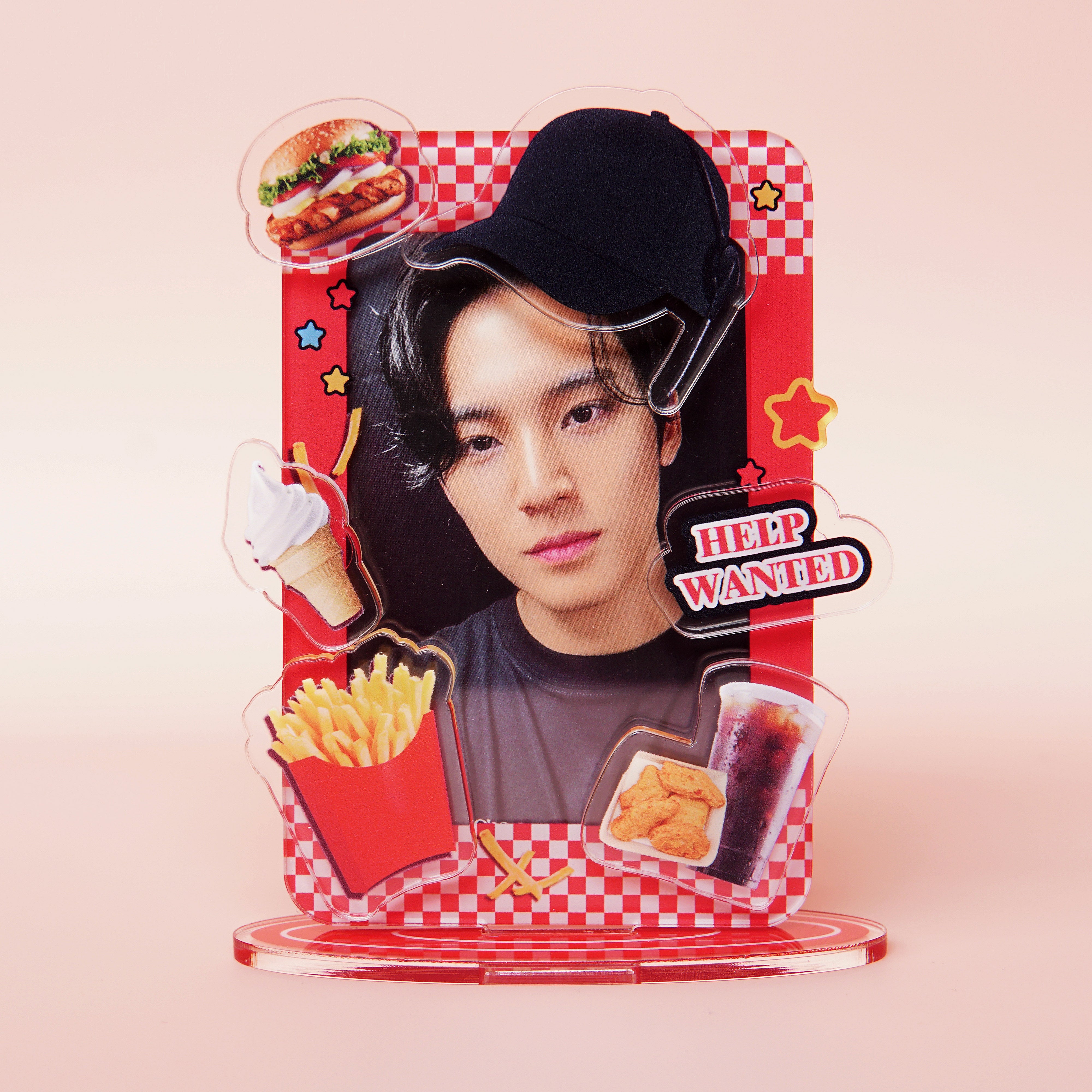 FAST FOOD WORKER ACRYLIC STAND