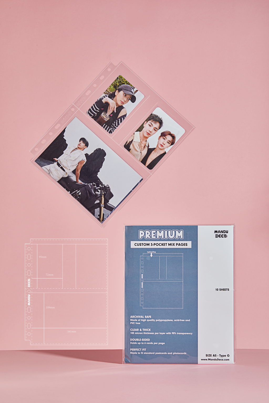 CUSTOM A5 POCKET PAGES Mandu Deco