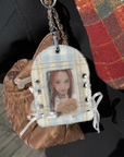 BLUE PLAID PHOTOCARD HOLDER