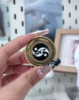 STRAY KIDS KARMA COIN ENAMEL PIN