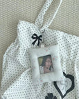 FLORAL PUFFY PHOTOCARD HOLDER