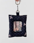 POLKA DOT & BOWS PUFF PHOTOCARD HOLDER