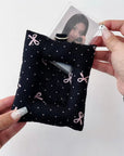 POLKA DOT & BOWS PUFF PHOTOCARD HOLDER
