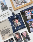 PAINTED DENIM PUFF PHOTOCARD HOLDER