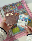 PREMIUM HEART HOLOGRAPHIC SLEEVES - (66x91mm)