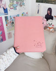 A4 ZIP UP BINDER - PINK