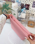 A4 ZIP UP BINDER - PINK