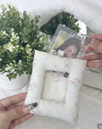 FLORAL PUFFY PHOTOCARD HOLDER