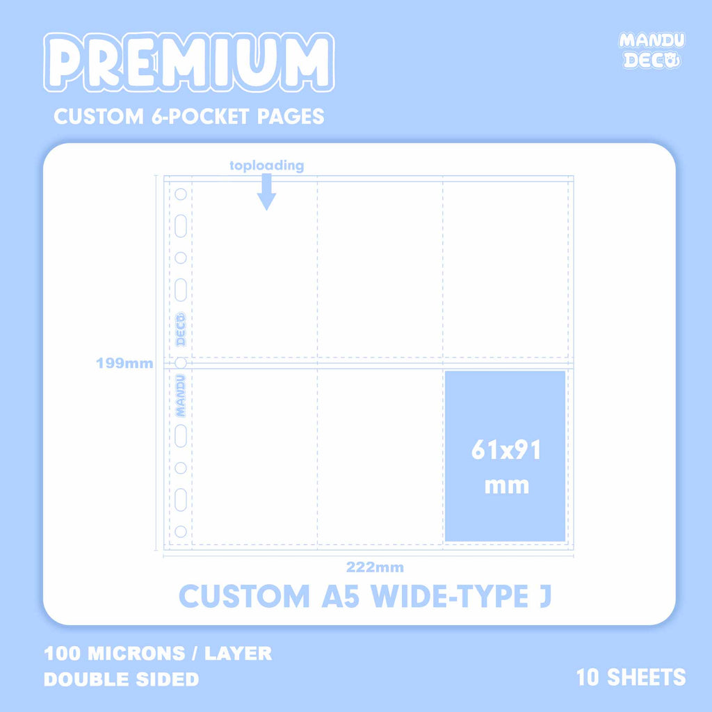 A5 WIDE POCKET PAGES – Mandu Deco