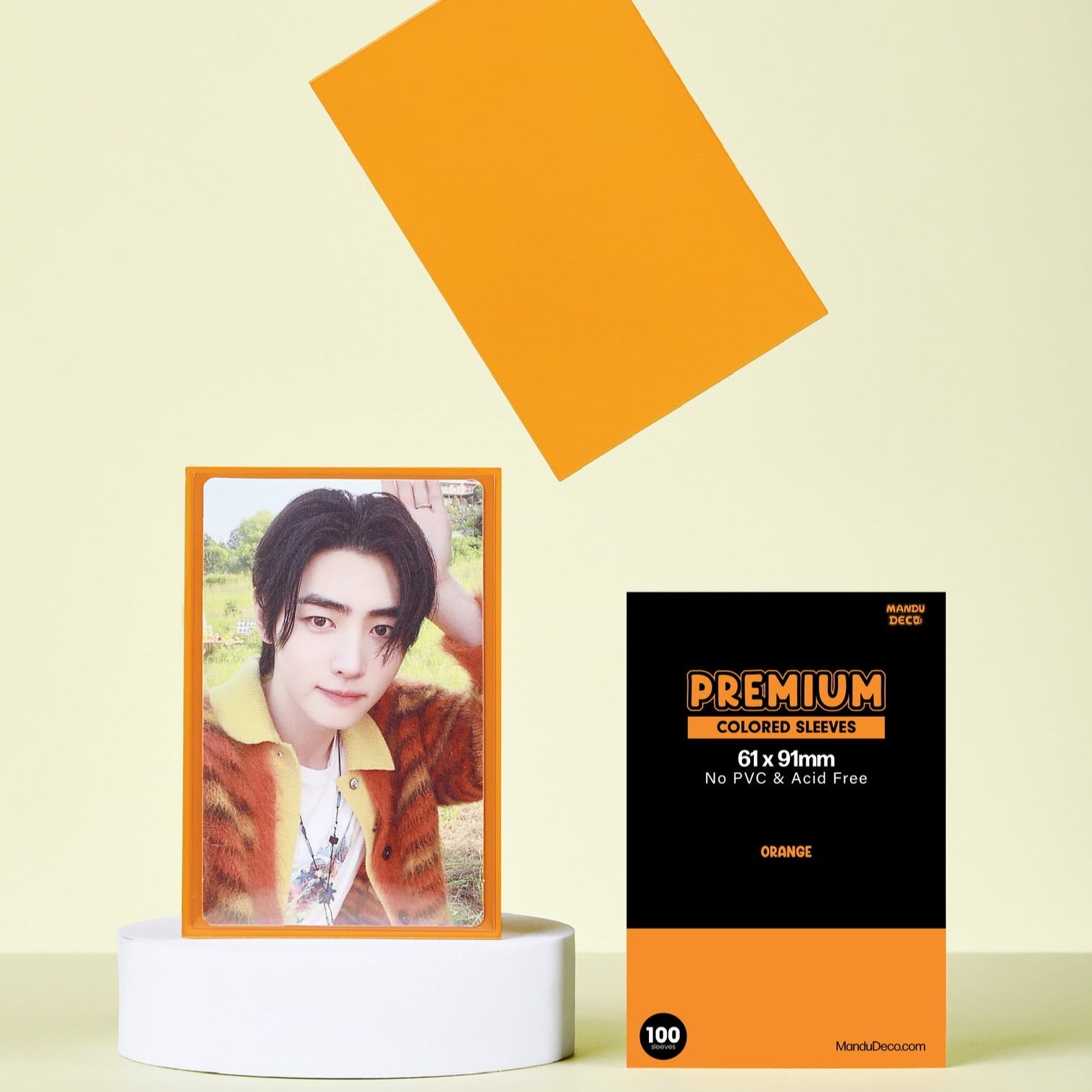 COLORED PHOTOCARD SLEEVES - 61x91mm – Mandu Deco