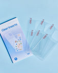 CLEAR PHONE CASE INSERTS (3 PACK)