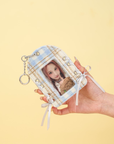 BLUE PLAID PHOTOCARD HOLDER