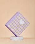[B-GRADE] PURPLE ARGYLE COMPOSITION BINDER - A5