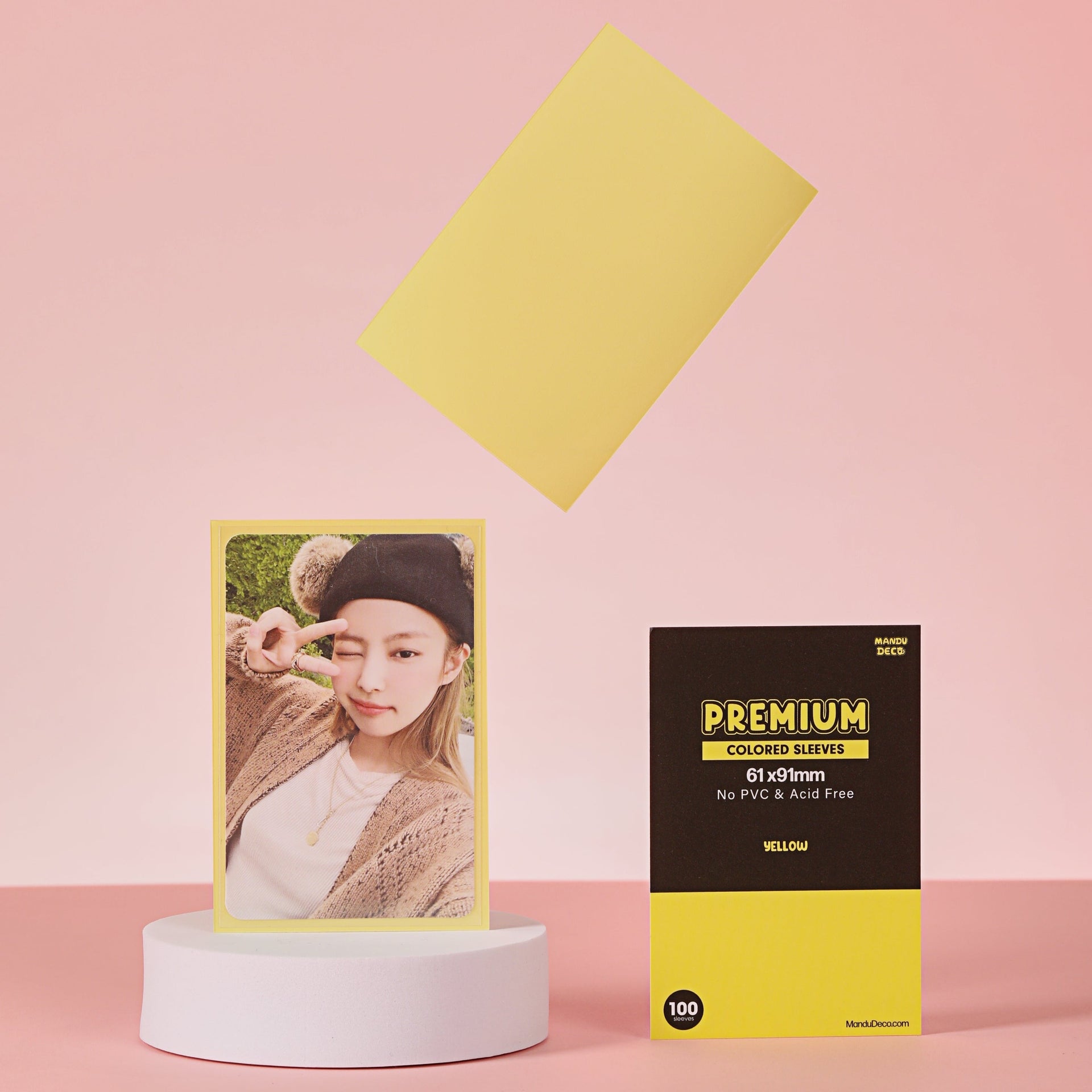 COLORED PHOTOCARD SLEEVES 61x91mm Mandu Deco