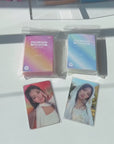 PREMIUM IRIDESCENT PHOTOCARD SLEEVES - ROSE QUARTZ