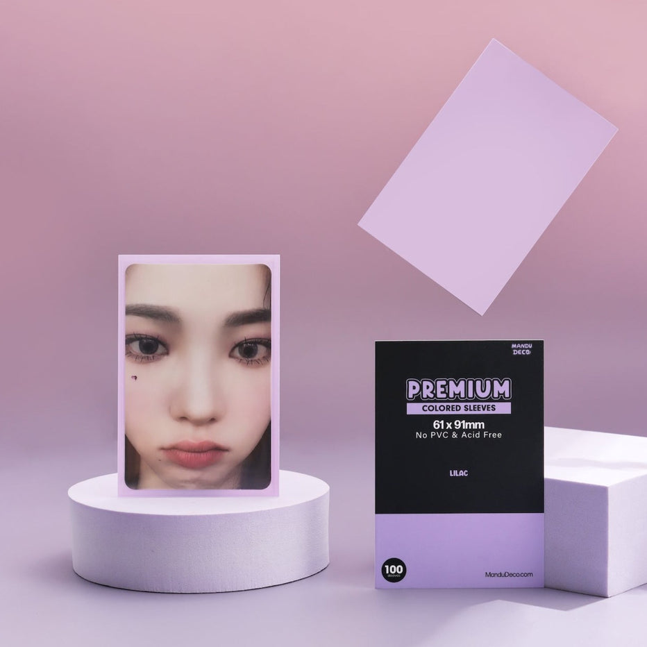 COLORED PHOTOCARD SLEEVES 61x91mm Mandu Deco