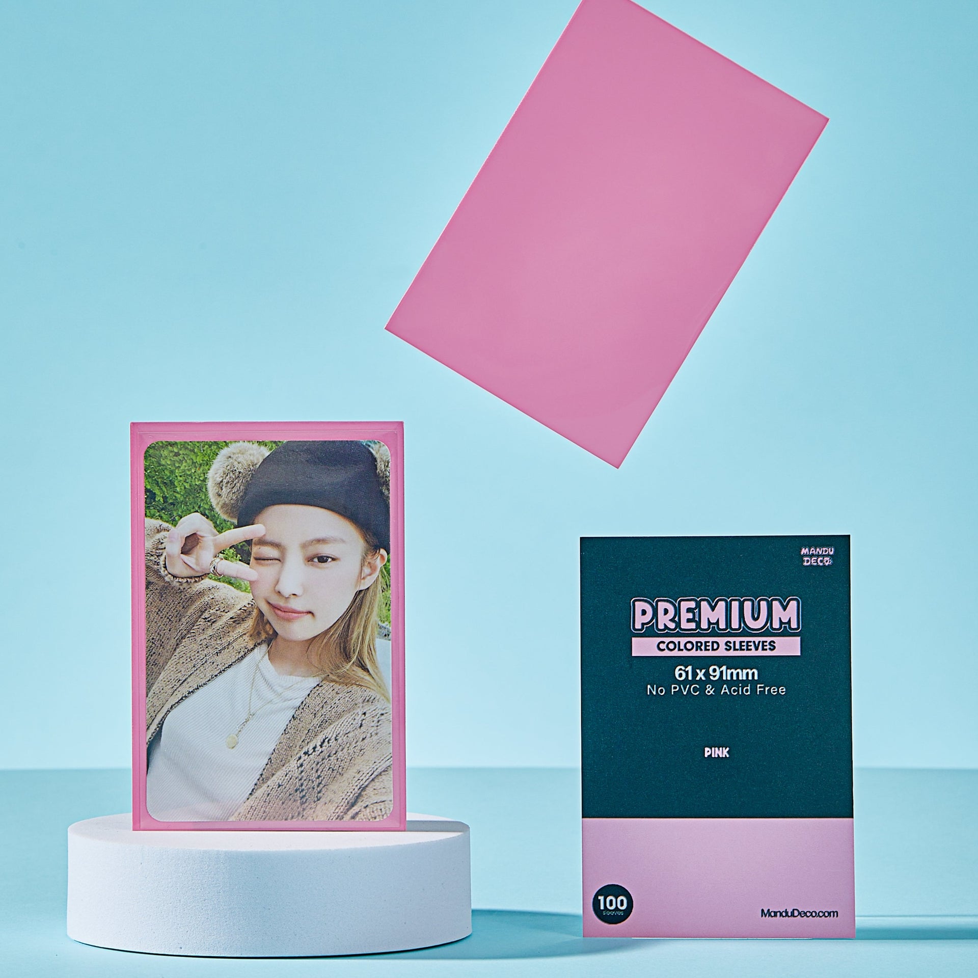 COLORED PHOTOCARD SLEEVES 61x91mm Mandu Deco