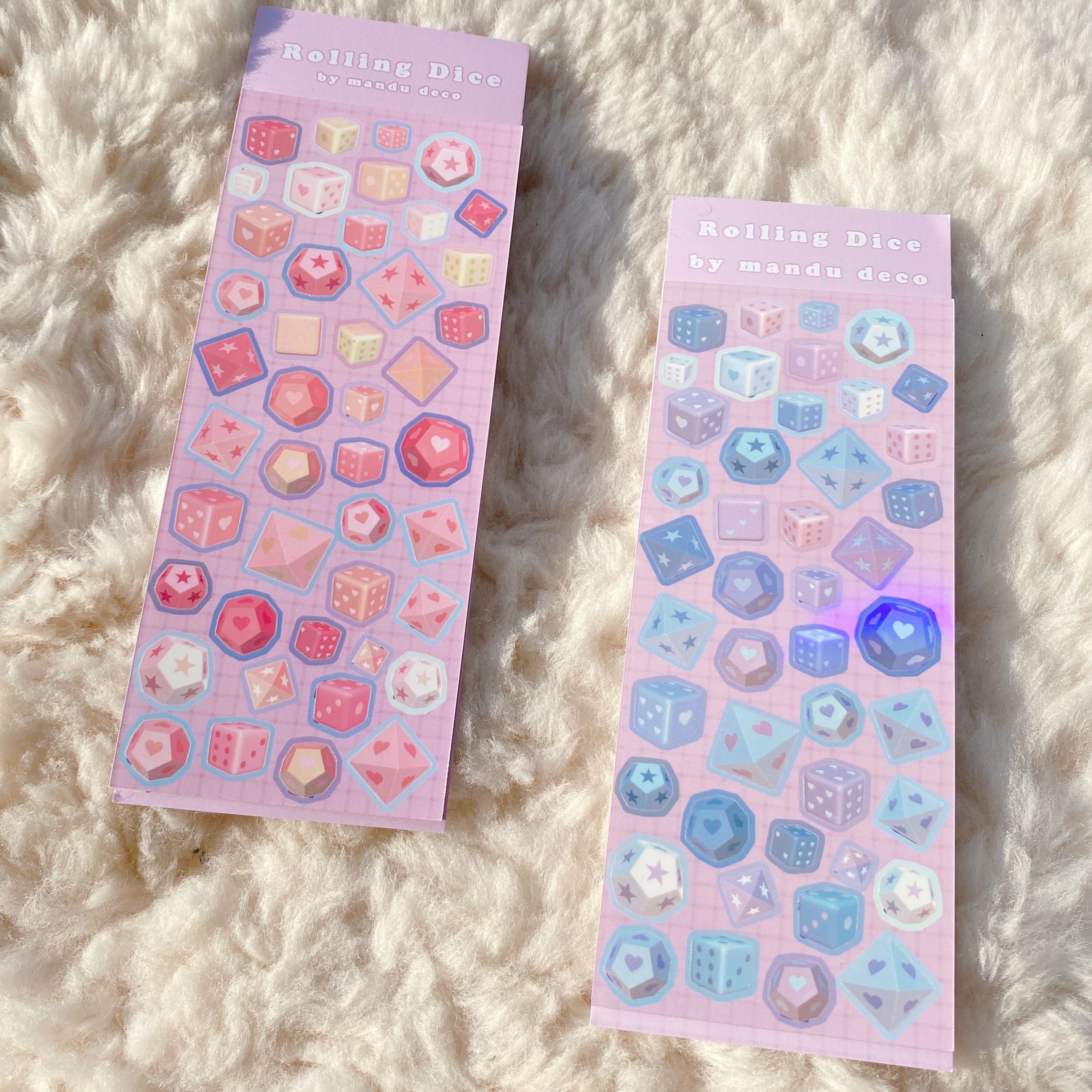 ROLLING DICE STICKERS