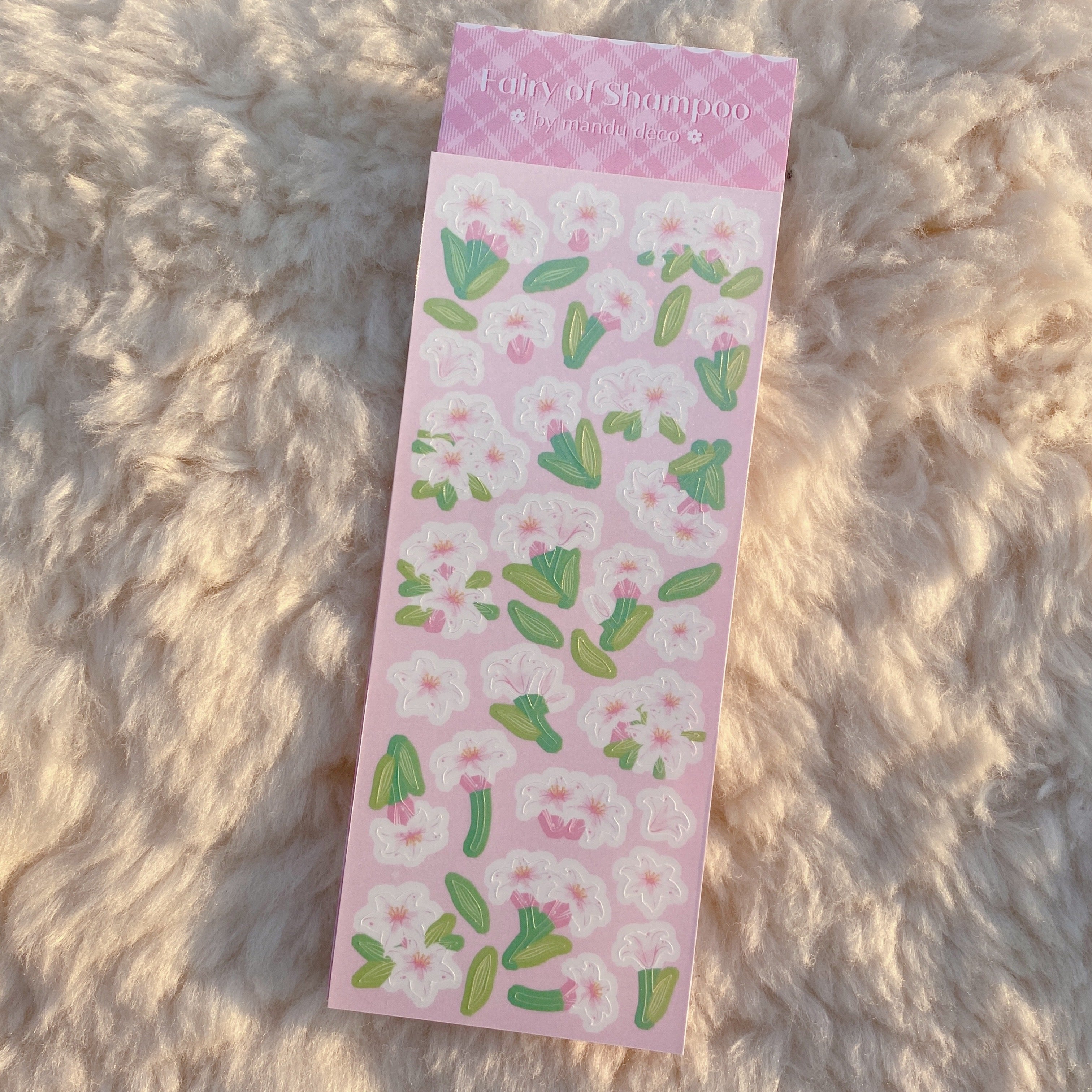 FAIRY OF SHAMPOO LILY STICKERS